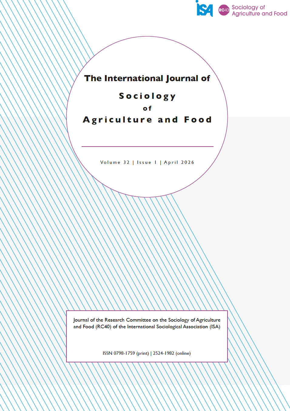 					View Vol 32 No 1 (2026): Special Section: Diversity for More Sustainable Food Systems
				